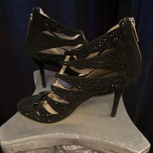 MICHAEL Michael Kors Black Strappy Heels